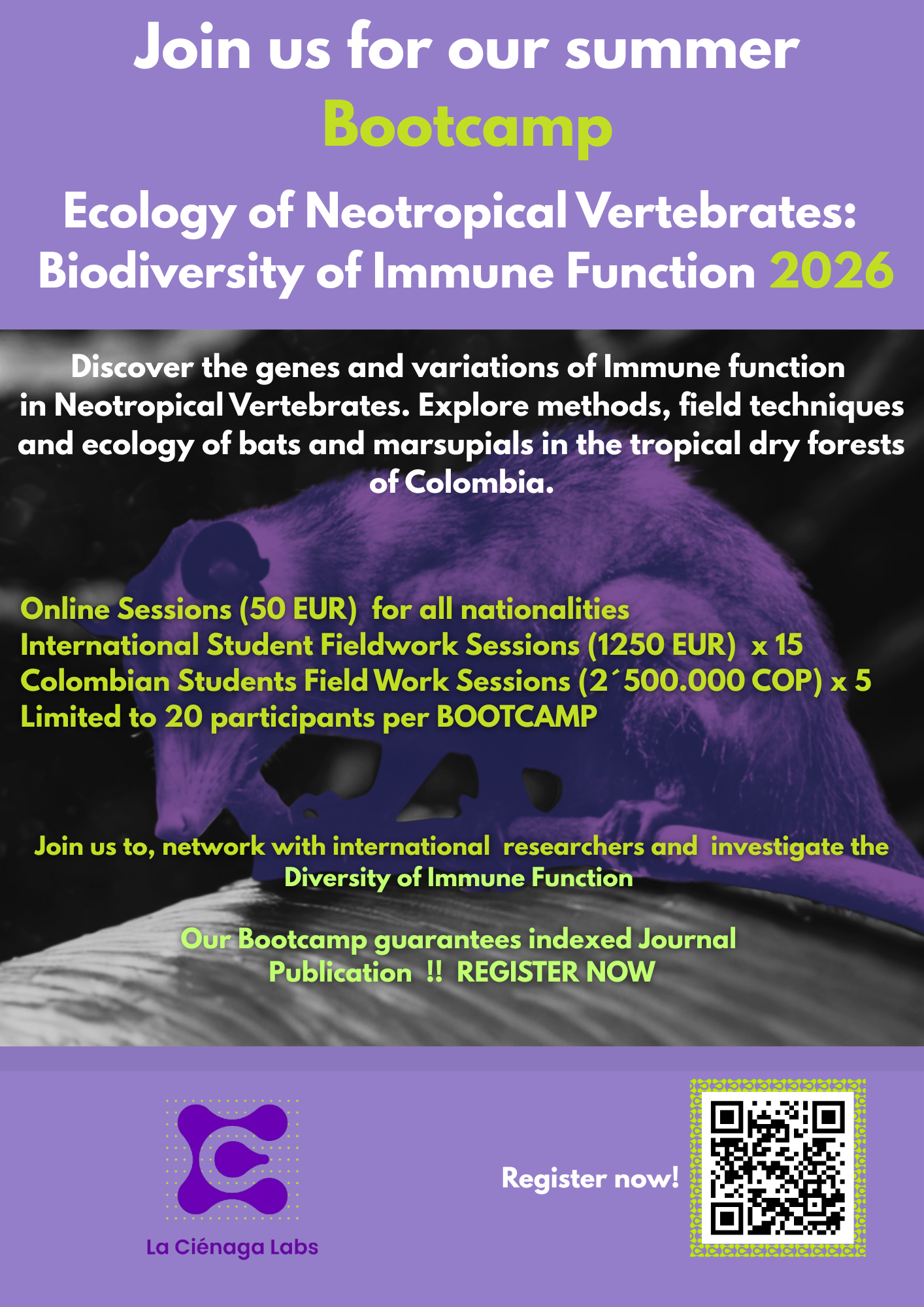 Ecology of Neotropical Viruses Workshop 2026